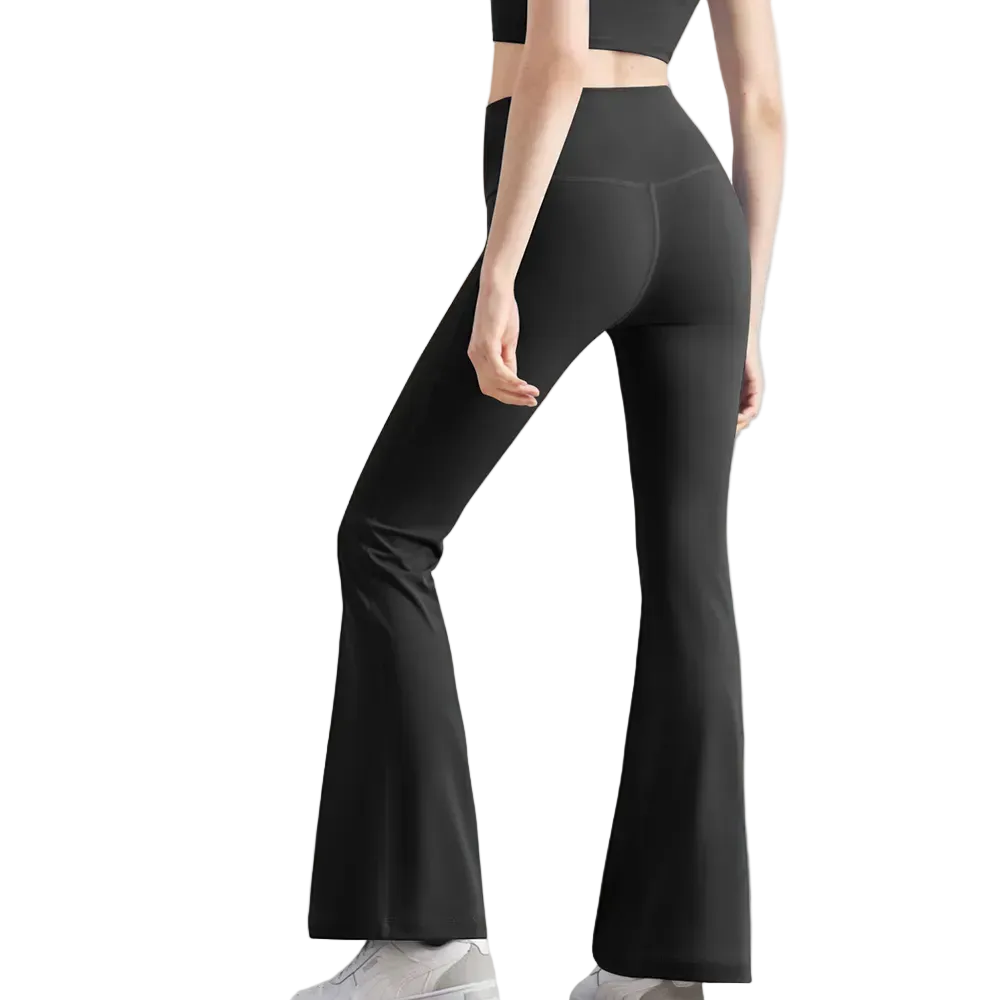 Women's High-Waisted Flared Yoga Pants