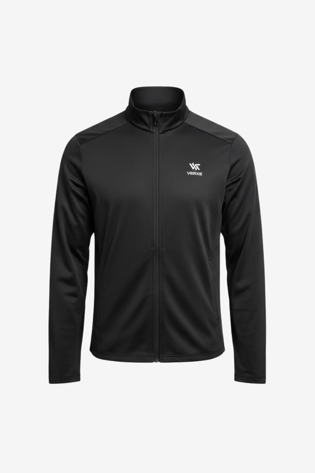 VERXE Men's Essential Full-Zip Athletic Training Jacket